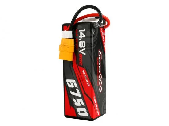 Gens Ace Hard Case LiPo - 4S 14.8V 6750mAh 60C with XT90 &mdash; image 4 of 5