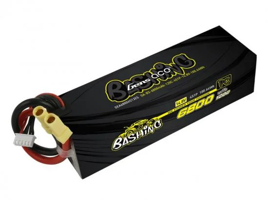Gens Ace LiPo - 4S 14.8V 6800mah 120C with EC5 — image 3 of 5