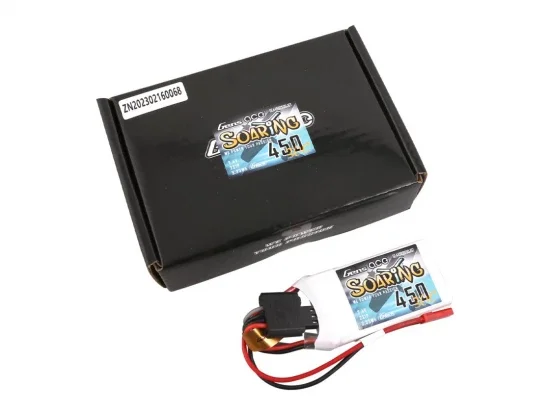 Gens Ace G-Tech LiPo - 2S 7.4V 450mAh 30C Soaring with BEC — image 5 of 5