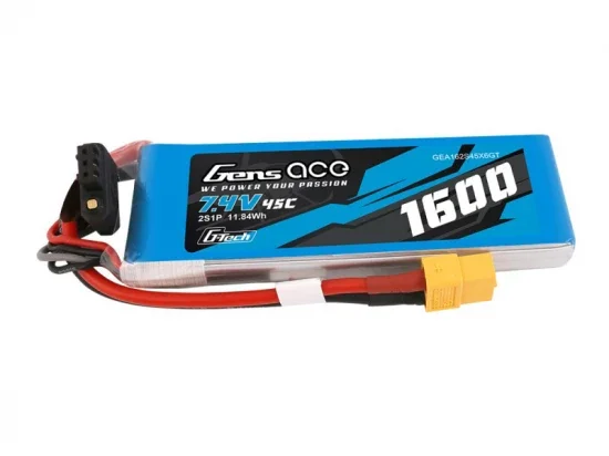 Gens Ace G-Tech LiPo - 2S 7.4V 1600mAh 45C with XT60 — image 3 of 5