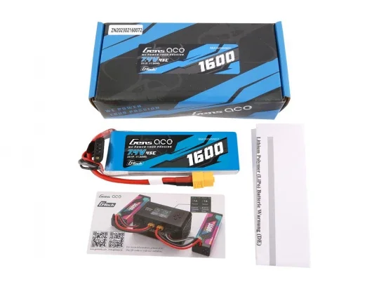 Gens Ace G-Tech LiPo - 2S 7.4V 1600mAh 45C with XT60 — image 5 of 5