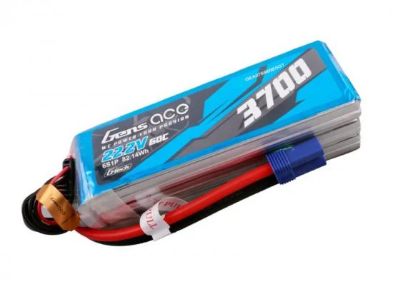 Li-Po G-Tech 6S 22.2V 3700mAh 60C with EC5 — image 2 of 5
