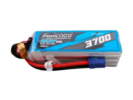 Li-Po G-Tech 6S 22.2V 3700mAh 60C with EC5 — image 3 of 5