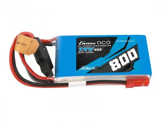 Gens Ace G-Tech LiPo - 2S 7.4V 800mAh 45C - BEC — image 3 of 5