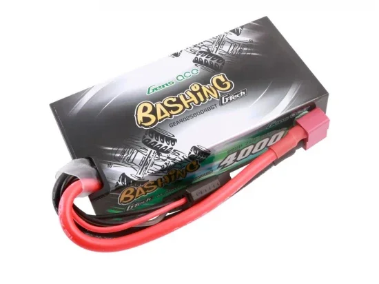 Gens Ace G-Tech Hard Case Bashing LiPo - 2S 7.4V 4000mAh 60C - Deans — image 1 of 10