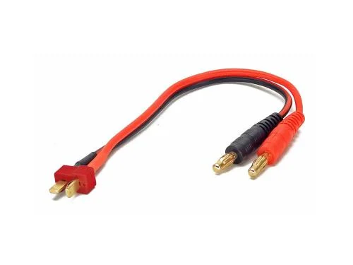 Deans Male Heavy Duty Charge Lead (4mm Gold Plugs) — image 1 of 2