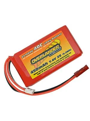Overlander 450mAh 40C 2S LiPo Battery for Blade 130 X — image 2 of 3
