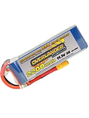 Overlander Sport LiPo 2200MAh 3S 11.1v - 35C With XT60 Connector — image 3 of 3