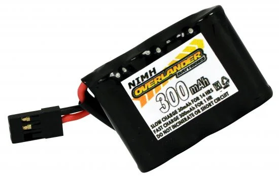 Overlander Premium Sport 300 mAh Nimh 2/3 AAA 4.8v RX Flat — image 2 of 3