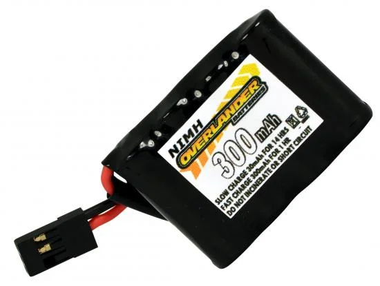 Overlander Premium Sport 300 mAh Nimh 2/3 AAA 4.8v RX Flat — image 3 of 3