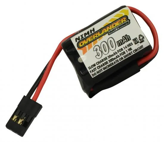 Overlander Nimh Battery Pack 2/3 AAA 300mah 4.8v Receiver SQ Premium Sport — image 3 of 3