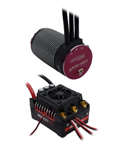 Overlander 1850KV Rocket RC V2 Supersonic 4274 Brushless Motor + 160A ESC for 1:8 Cars — image 1 of 3