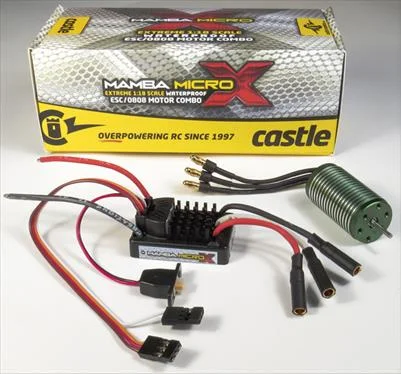 Castle Creations Mamba Micro X Combo With 8200kV Motor — image 2 of 3