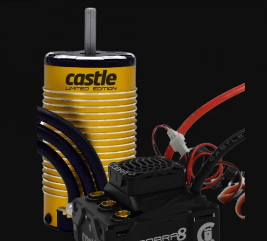Castle Creations Cobra 8 ESC Combo With Limited Edition Gold 1515-2200Kv V2 Motor — image 7 of 10