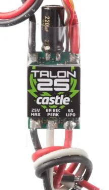 Castle Creations Talon 25 - 25 AMP ESC - Heavy Duty BEC