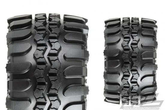 ProLine Interco TSL SX Super Swamper 2.8 Tyres Mounted on Black Raid 6X30 Removable Hex Wheels - 12mm Hex &mdash; image 3 of 6