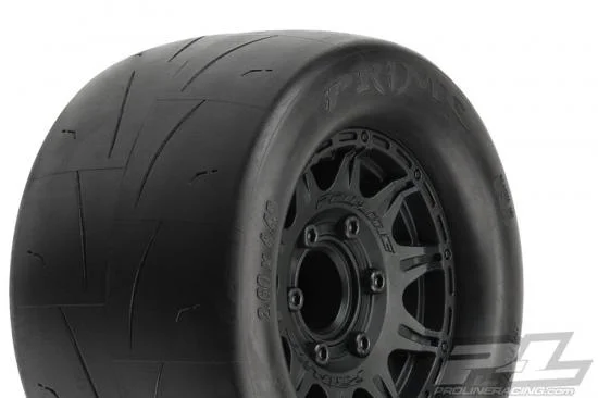 ProLine Prime 2.8 Street Tyres on Black Raid 6x30 Wheels — image 2 of 9