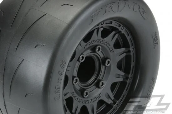 ProLine Prime 2.8 Street Tyres on Black Raid 6x30 Wheels — image 5 of 9