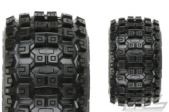 ProLine Badlands MX 3.8 Tyres Mounted on Raid Black 8X32 Wheels - 17mm Hex — image 3 of 9