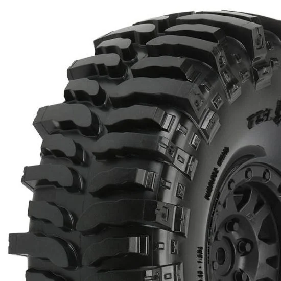 ProLine Interco Bogger 1.9 G8 Rock Terrain Truck Tyres on IMPULSE Black Beadlock Wheels (2) — image 1 of 13