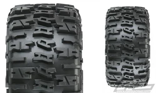 ProLine Trencher 4.3 Pro-Loc Tyres Mounted on IMPULSE Black X MAXX Wheels (2) &mdash; image 2 of 8