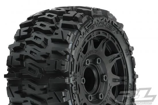 ProLine Trencher 2.8 LP Mounted on Black Raid 6X30 Wheels (2) &mdash; image 2 of 9
