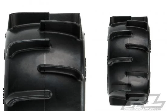 ProLine Sand Paw LP 2.8 Tyres Mounted on Black Raid 6X30 Wheels (2) — image 3 of 7