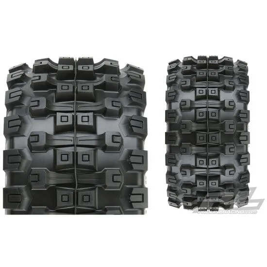 ProLine Badlands MX38 HP Belted 3.8 Tyres Mounted on Raid Black 8X32 Wheels - 17mm Hex — image 9 of 10