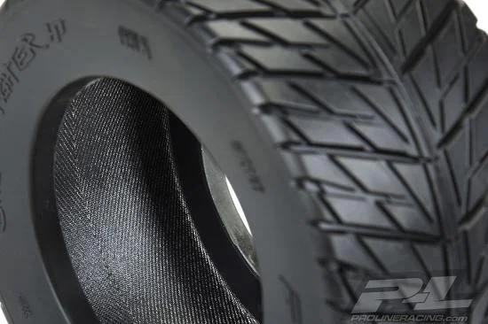 ProLine Street Fighter 3.8 Belted Tires Mounted On Raid Black Wheels 8X32 - 17mm Hex (2) &mdash; image 5 of 7