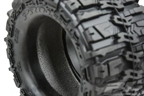 ProLine Trencher HP Belted 2.8 Tyres Mounted On Black 6X30 Removable Hex Wheels - 12mm Hex — image 11 of 14