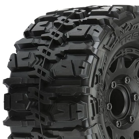 ProLine Trencher HP Belted 2.8 Tyres Mounted On Black 6X30 Removable Hex Wheels - 12mm Hex — image 1 of 14