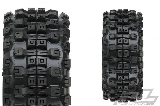 ProLine Badlands MX28 HP 2.8 Belted Tyres - Mounted On Black 6X30 Wheels - 12mm Hex — image 9 of 10