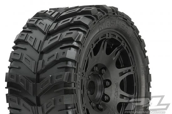 ProLine Masher X HP Belted X-MAXX Tyres - Pre Mounted (F/R) — image 2 of 7
