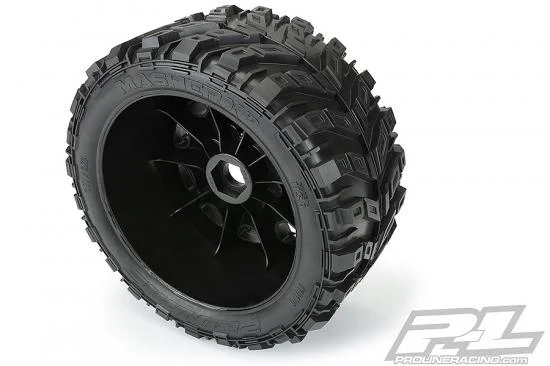 ProLine Masher X HP Belted X-MAXX Tyres - Pre Mounted (F/R) — image 5 of 7