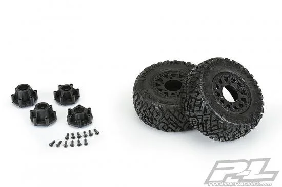 ProLine Icon SC 2.2/3.0 M2 Tyres On Raid 6X30 Black Wheels (2) &mdash; image 7 of 10
