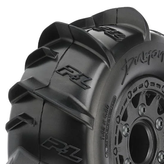 ProLine Dumont Paddle SC Tyres On Black Raid 6x30 SC Wheels (2) — image 1 of 12