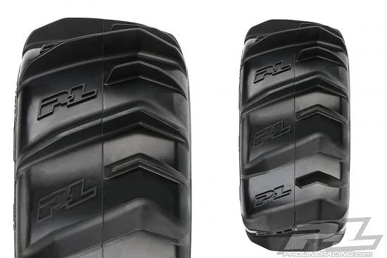 ProLine Dumont 3.8 Paddle Tyres Mounted on Black Raid 8x32 17mm Wheels (2) — image 10 of 12