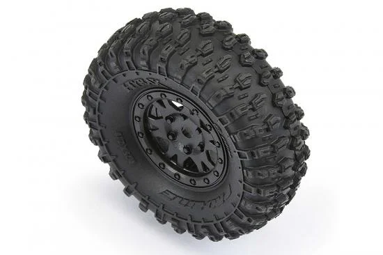 ProLine Hyrax 1.0 Tyres On Mini IMPULSE Wheels For Axial SCX24 (4) &mdash; image 6 of 10