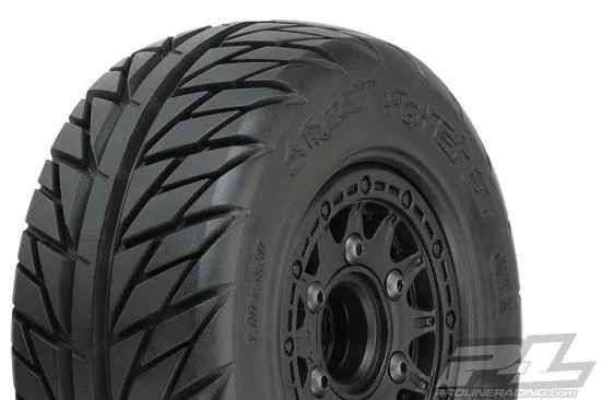 ProLine Street Fighter M2 SC Tyres on Black Raid 6X30 Wheels (2) — image 9 of 10