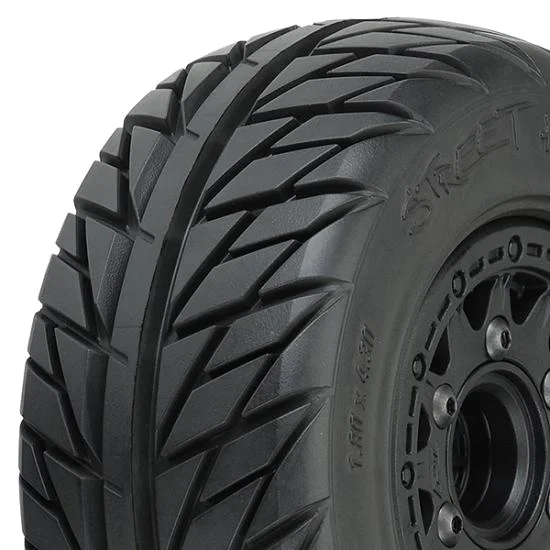 ProLine Street Fighter M2 SC Tyres on Black Raid 6X30 Wheels (2) — image 1 of 10