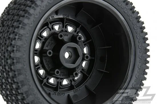 ProLine Gladiator SC 2.2/3.0 M2 Tyres Mounted on Raid 6X30 Black Wheels (2) — image 6 of 10