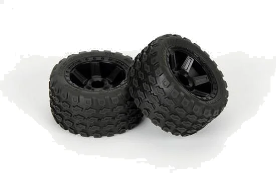 ProLine Dirt Hawg 2.8 - Mounted on Black Electric Rear Wheels &mdash; image 2 of 3