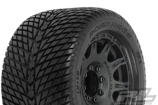 ProLine Road Rage 3.8 Tyres Mounted on Raid Black 8X32 Wheels - 17mm Hex — image 2 of 5
