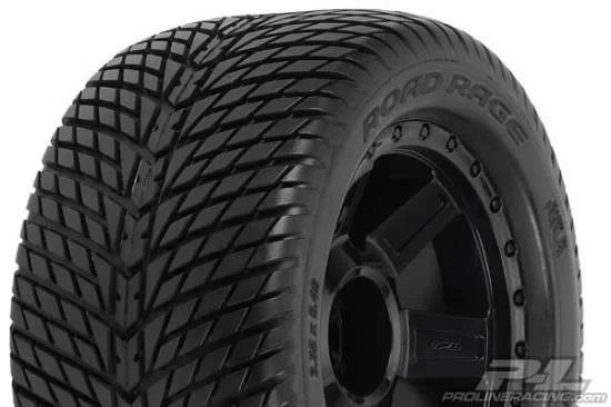 ProLine Road Rage 3.8 Mounted on Black Desparado 1/2 Inch Offset Wheels - 17mm Hex &mdash; image 2 of 2