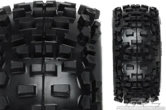 ProLine Badlands 3.8 Mounted on Black Desparado 1/2 Inch Offset Wheels - 17mm Hex — image 2 of 2