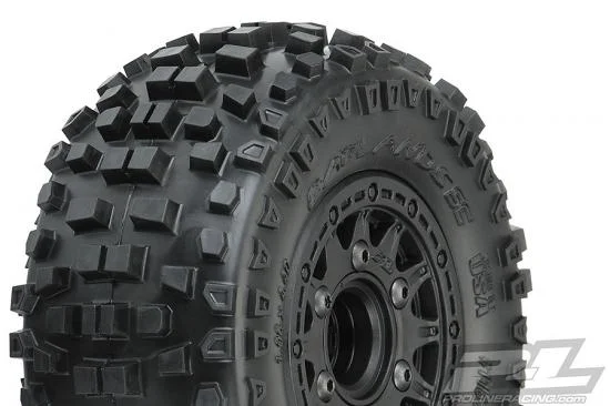 ProLine Badlands SC 2.2/3.0 Tyres On Raid 6X30 Black Wheels Wheels (2) — image 9 of 10
