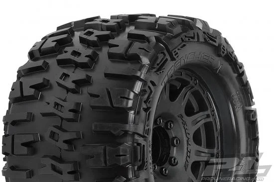 ProLine Trencher X 3.8 Tyres Mounted on Raid Black 8X32 Wheels - 17mm Hex — image 2 of 9
