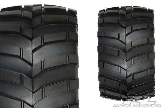 ProLine Masher 3.8 Mounted on Black Desparado 1/2 Inch Offset Wheels - 17mm Hex &mdash; image 2 of 2