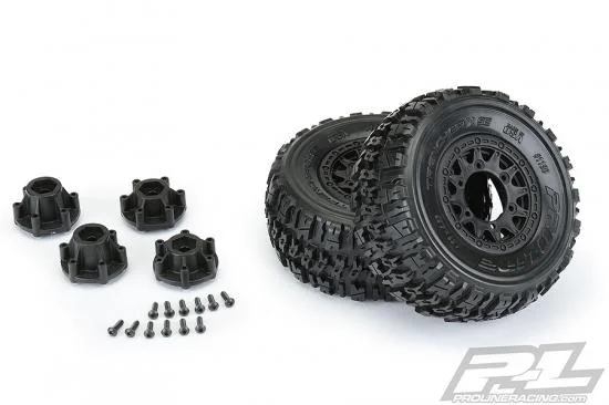 ProLine Trencher X M2 SC Tyres on Black Raid 6X30 Wheels (2) — image 7 of 10