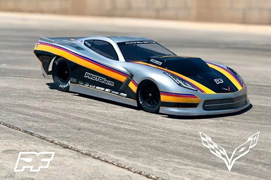 ProLine Protoform Chevrolet Corvette C7 Pro-Mod Drag Body For Modified Traxxas Slash — image 5 of 10